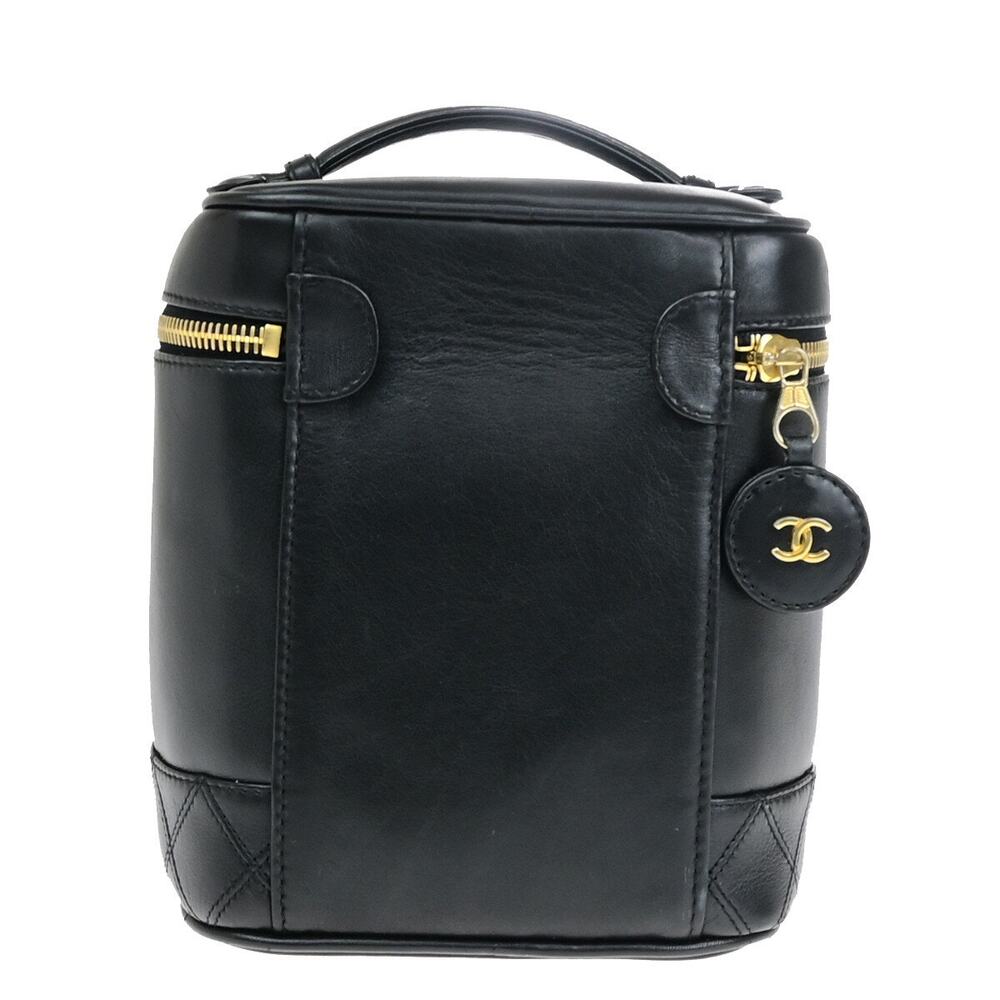 Chanel Leather Vanity Pouch Black - Picture 2 of 6